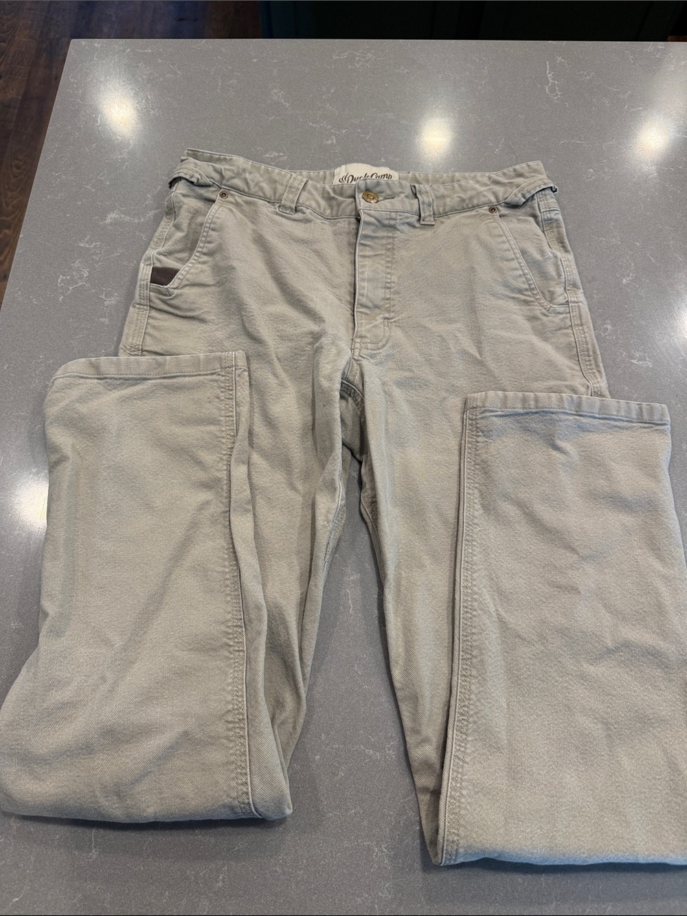 Men's Slim Chino Jeans in Light Khaki